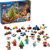 LEGO City Advent Calendar 2025 Kids Toy Holiday Countdown Playset W Santa Mrs Claus Minifigures for Boys Girls Ages 5 24 Buildable Surprises Gift Idea for Christmas 60475