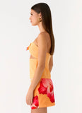 Saya Tie Top Orange