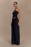 Ramona Modal Tank Top With Hardware Black