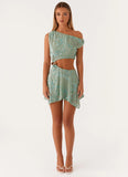 Aletta Sequin Mini Dress Mint