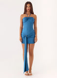 Flore Mini Dress Royal Blue