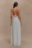 Rosalia Cowl Neck Maxi Dress White