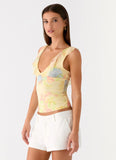Milena Cami Top Spring Meadow