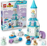 LEGO DUPLO Disney Anna and Elsas Frozen Castle Party Toddler Toy for Girls and Boys 2 Building Blocks for Pretend Play and Sensory Development Preschool Learning Gift for Kids 10455