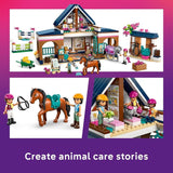 LEGO Friends Horse Stable and Riding Academy Building Toy for Girls Boys Pretend Play Set for Kids Ages 7 W 3 Minidolls Toy Animal Figures Accessories Gift Idea for Birthdays 42688