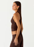 Kerrie Halter Top Chocolate