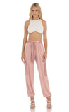 Shimmer Pants in Pink