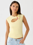 Luxie Top Yellow