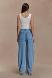 Flossie Multi Way Denim Jeans Classic Blue