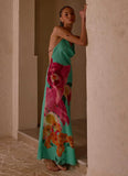 Morning Crush Cowl Maxi Dress Jungle Bloom
