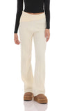 Cable Knit Pants in Cream