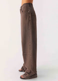 Midwest Low Rise Denim Jeans Light Wash Chocolate