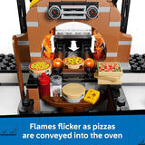 LEGO City Pizza Delivery Experience with Vehicles 60496 Building Toys for Boys Girls Ages 6 Toy Car Playset for Pretend Play 5 Minifigures 494 pieces Gift Idea