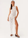 Briar Backless Maxi Dress Ivory