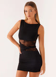 Echo Mini Dress Black
