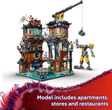 LEGO NINJAGO City Workshops Building Toy Ninja Set for Boys Girls Ages 14 Gift for Teens Includes 10 Minifigures and a Mech for Play and Display 71837