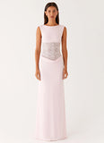 Love Tease Maxi Dress Baby Pink