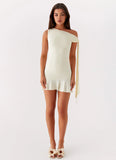 Palm House Mini Dress Yellow