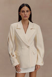 Wesley Structured Blazer Buttercream