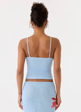 Tamia Cami Top Blue Petal