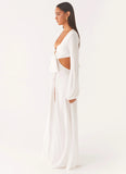 Coastal Maxi Dress White