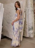 Under The Pagoda Maxi Dress Violet Blossom