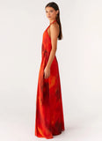 So Chic Maxi Dress Scarlet Blur