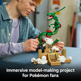 LEGO Pokémon Rayquaza 72168 Collectible Building Set for Adults Ages 18 Posable Pokémon Model Kit for Display Bedroom Desk or Book Shelf Decor