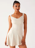 Dune Whisper Mini Dress Ivory