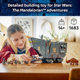 LEGO Star Wars Offworld Sandcrawler and Mudhorn 75453 Building Toy for Boys Girls Ages 14 Movie Playset 5 Minifigures Grogu Figure 1683 pieces Gift for Birthdays