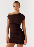 Liana Mini Dress Chocolate