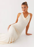 Dahliana Maxi Dress Off White