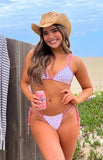 90 Swim Sumba Red Floral Bikini Top