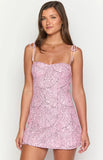 Penny Lane Pink Sequin Mini Dress