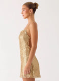 Kaitlin Mini Dress Gold