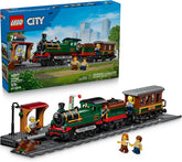 LEGO City Vintage Steam Train 60511 Building Toys for Boys Girls Ages 7 Train Set for Pretend Play 5 Minifigures 575 pieces Gift for Birthdays
