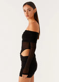 No Doubt Mini Dress Black