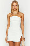 Lauren White Strapless Mini Dress