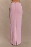 Alma High Waist Maxi Skirt Candy Pink