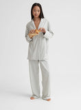 Grey Marl Jersey Pyjama Shirt