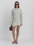 Grey Marl Oversized Sweatshirt