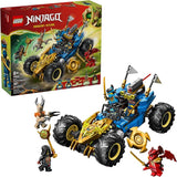 LEGO NINJAGO Jays Transforming Car Building Toy for Boys Girls Toy Car W 2 Play Modes for Kids Ages 8 W Jay NYA Dragon Form Kai 2 More Minifigures Gift Idea for Birthdays 71856