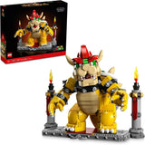LEGO Super Mario The Mighty Bowser 71411 King of Koopas 3D Model Building Kit Collectible Posable Character Figure with Battle Platform Memorabilia Gift Idea for Adults and Fans of Super Mario Bros