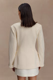 Wesley Structured Blazer Buttercream