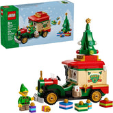 LEGO Santas Delivery Truck Building Toy for Kids Construction Set for Play or Christmas Decor Building Blocks for Girls Boys Ages 8 Holiday Craft Ideas for Families 40746