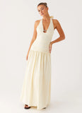 Val Maxi Dress Lemon