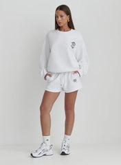 Cream Monte Carlo Oversized Sweatshirt