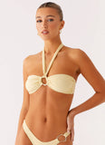 Kivara Bikini Top Yellow