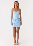 Cosmala Mini Dress Baby Blue