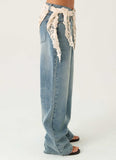 Elaris Scarf Low Rise Denim Jeans True Denim